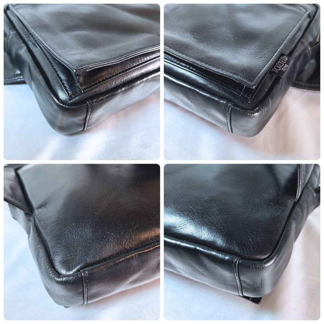 美品 PORTER オールレザー ウエストバッグ ボディバッグ スクエア 廃盤品