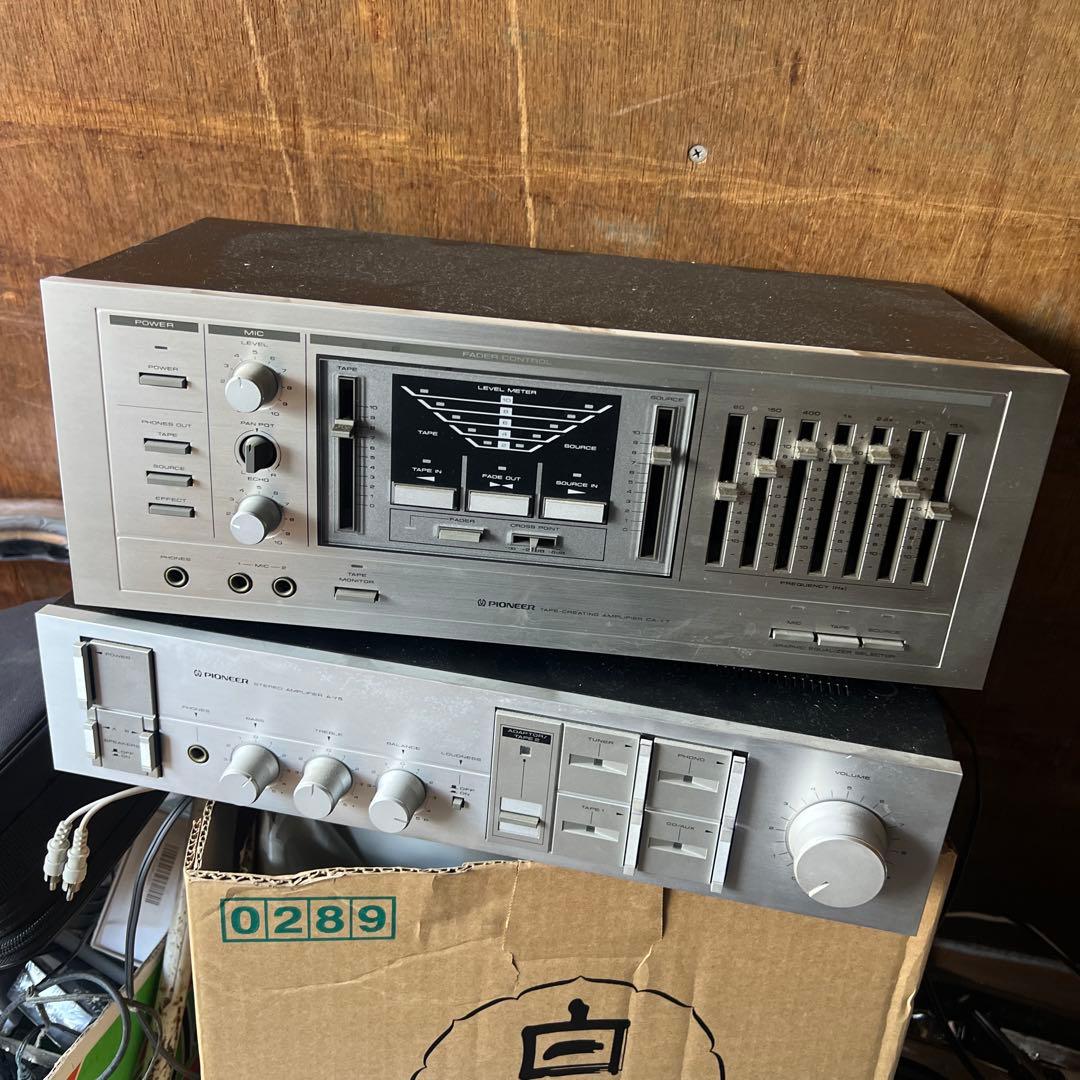 Pioneer A-757 アンプPIONEER　PL-Y7Aレコードプレーヤー