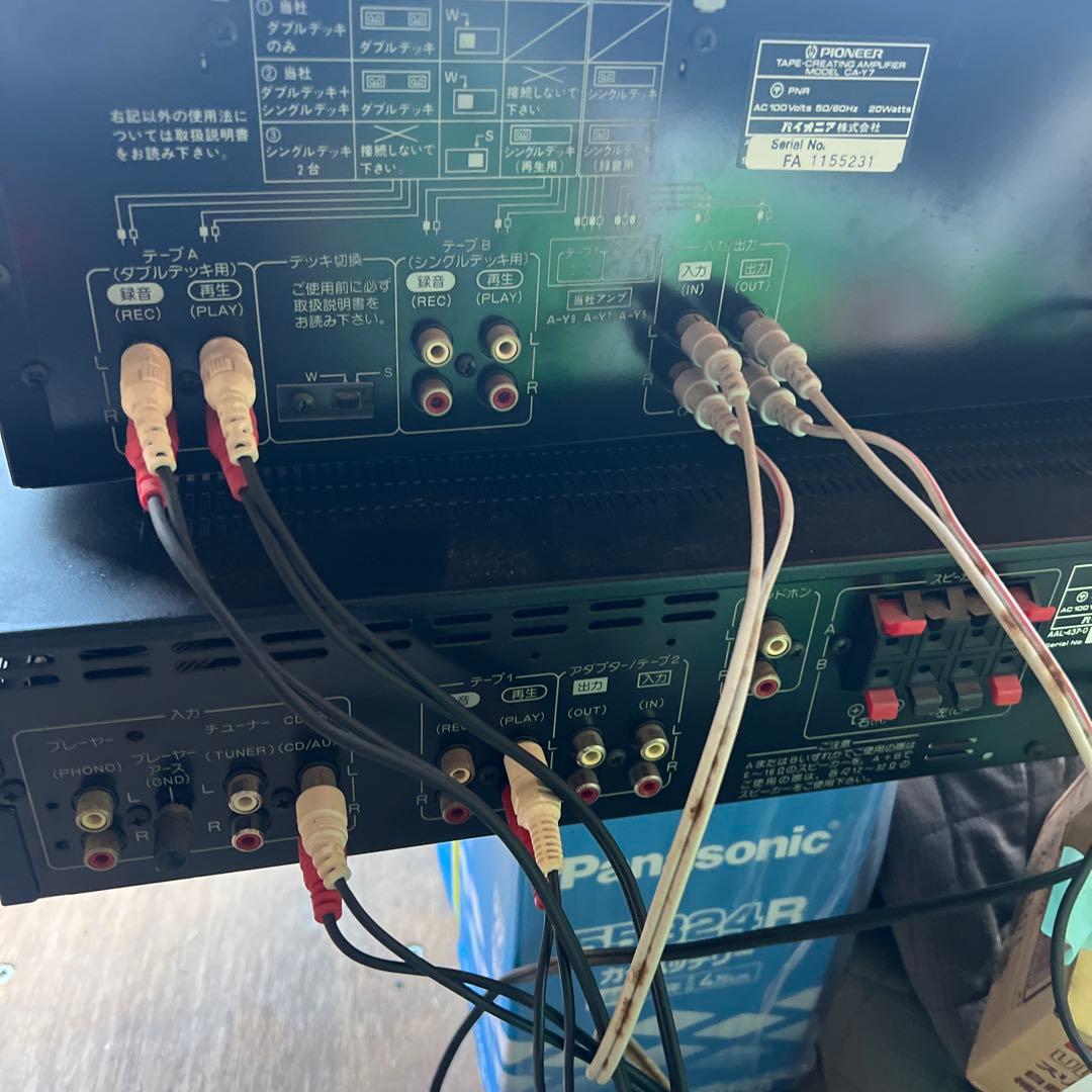 Pioneer A-757 アンプPIONEER　PL-Y7Aレコードプレーヤー