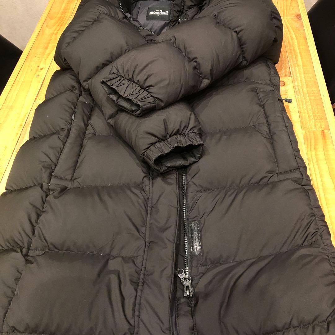 montbell ブラック ロングダウンジャケット　レディースS .356