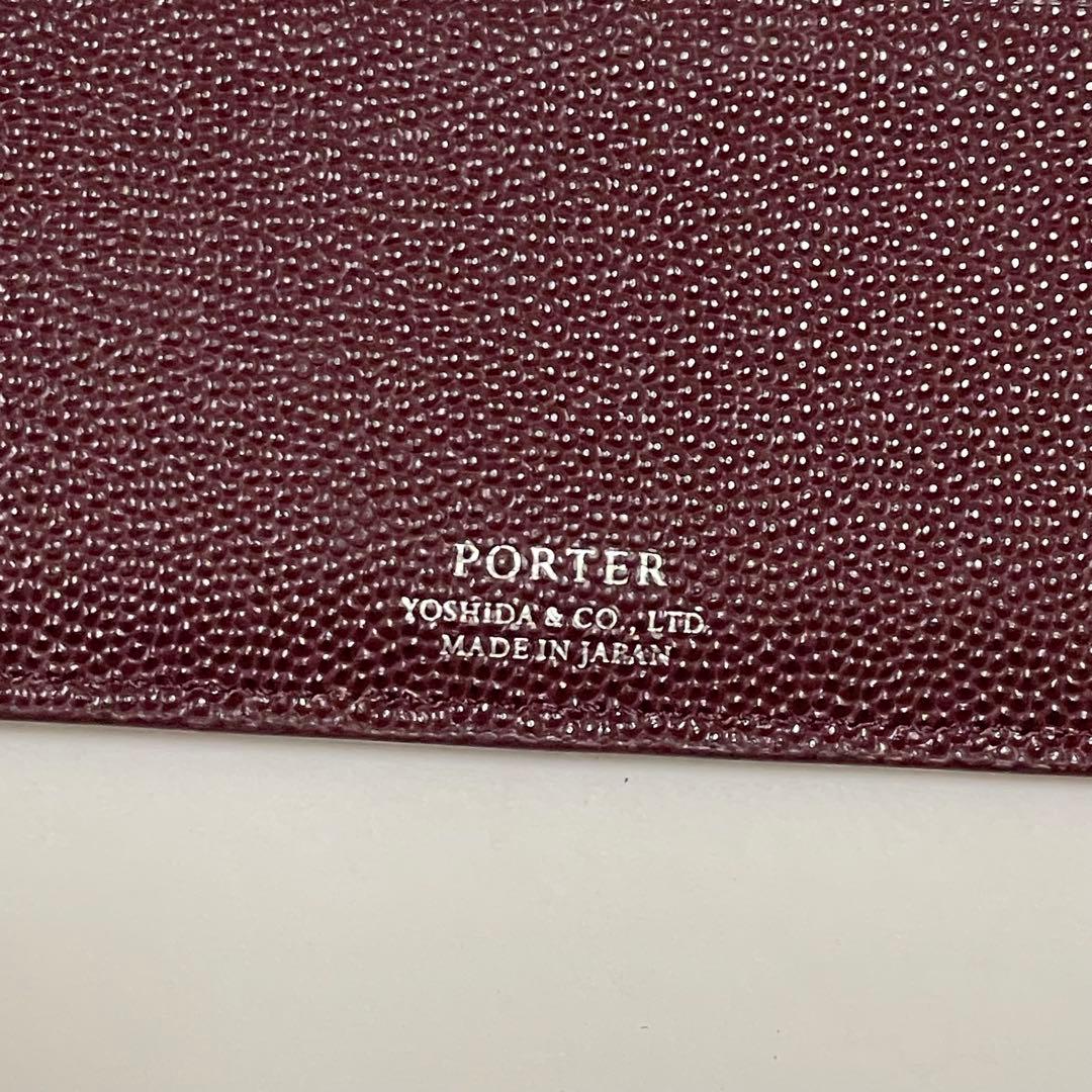 未使用　ポーター　エイブル　カード＆ケース　ボルドー