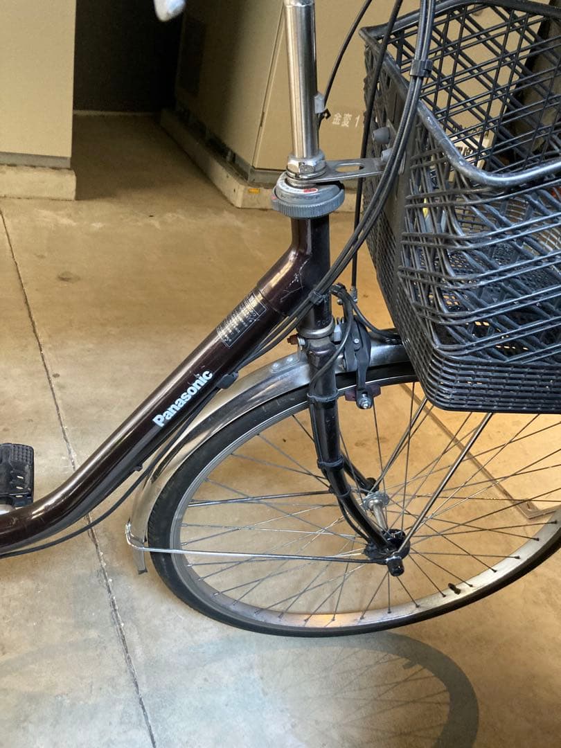 パナソニック 電動アシスト自転車 ビビ・YX 26型 前後タイヤ新品交換済み