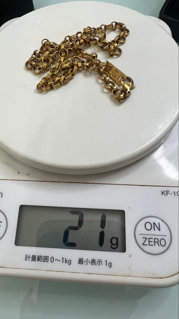 材質k18ネックレスブレスレットセットK18 N1052