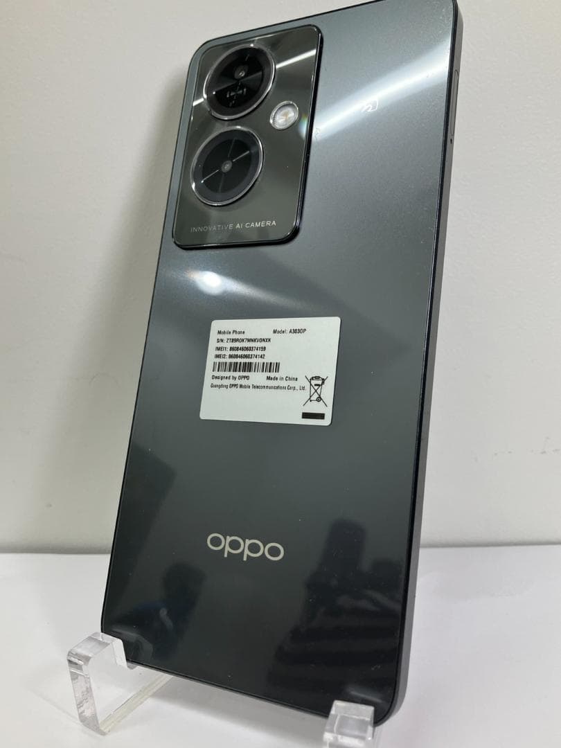 Android　スマホ　OPPO　A303OP　128GB　ミステリーブラック