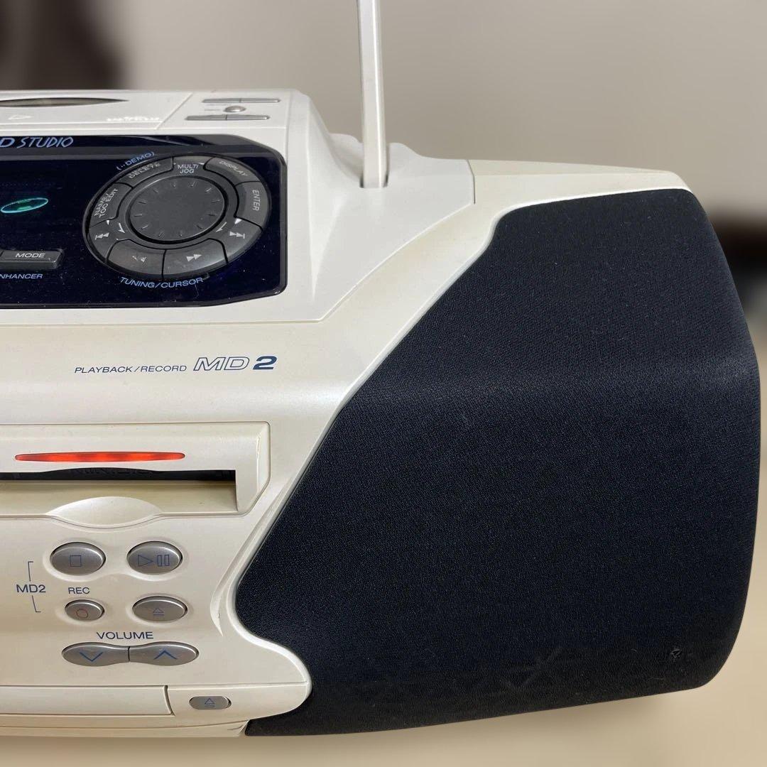 シャープ　MD-F200 MD CD カセットテープ　ダブルMD 再生確認済み