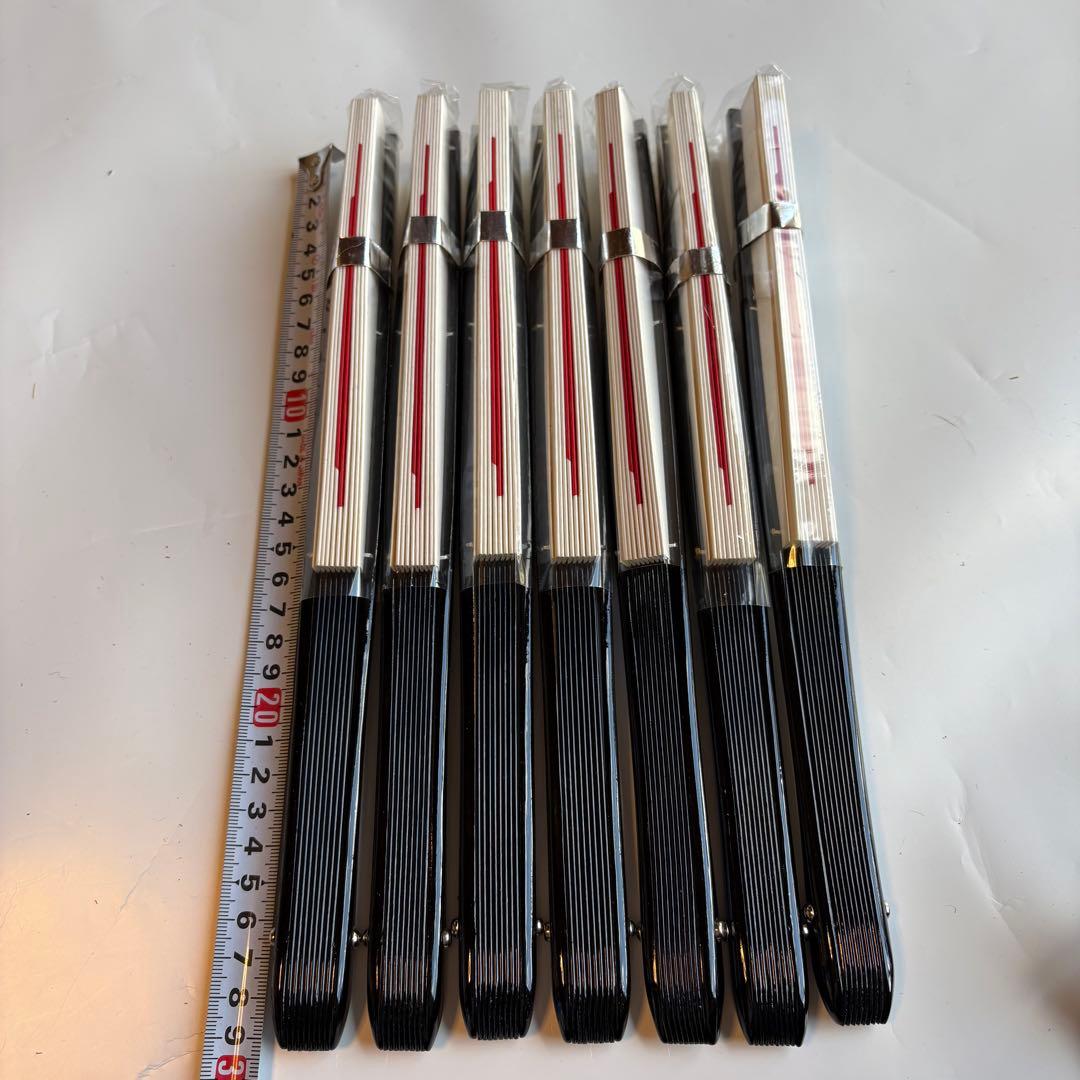 (980)舞扇　7本セット　日の丸