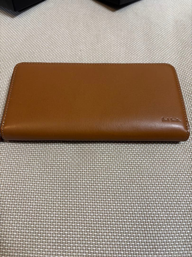 ポールスミス 長財布 キャメル Paul Smith psc488 箱あり