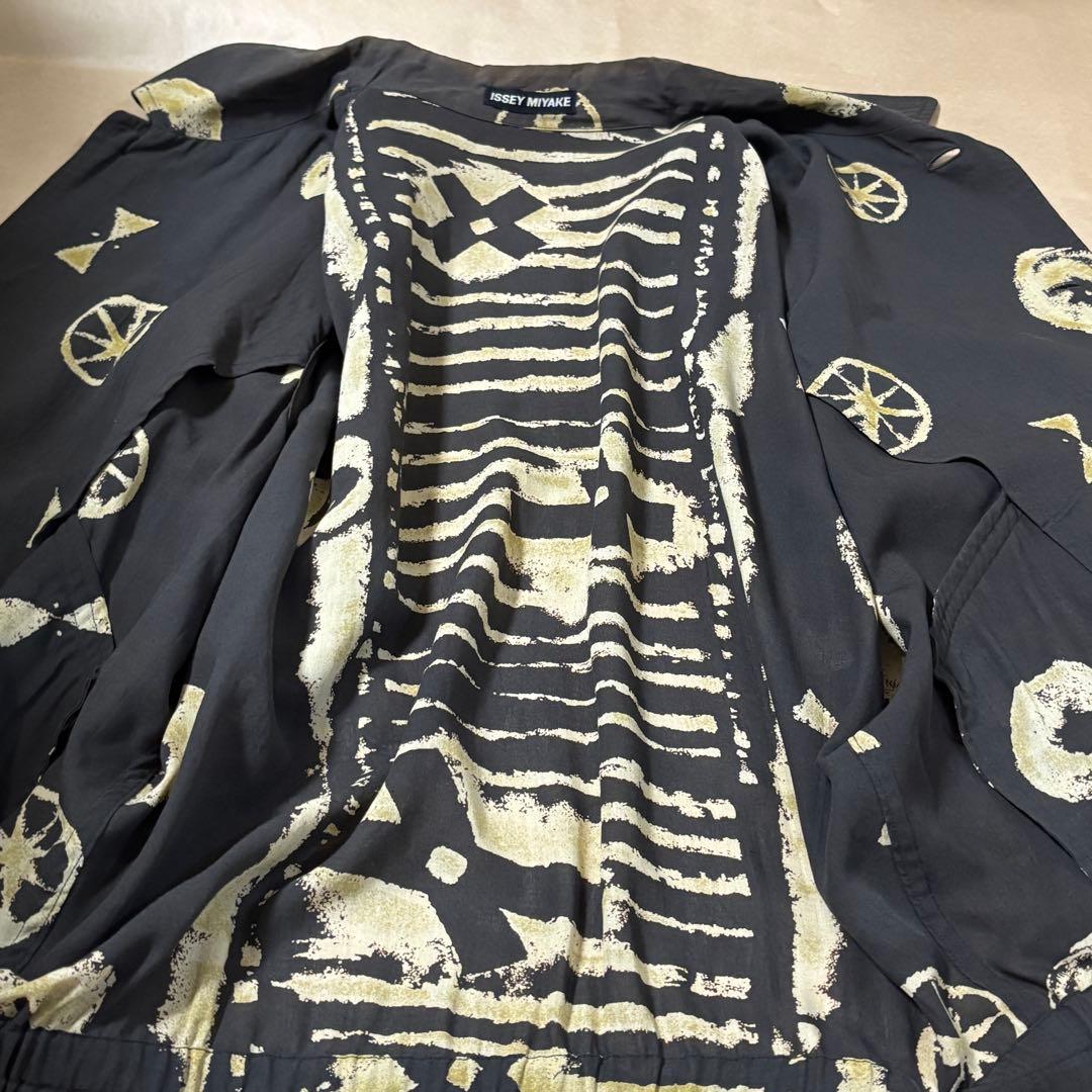 n*n様 【希少】ISSEY MIYAKE イッセイミヤケ シャツ　柄シャツ　ジ