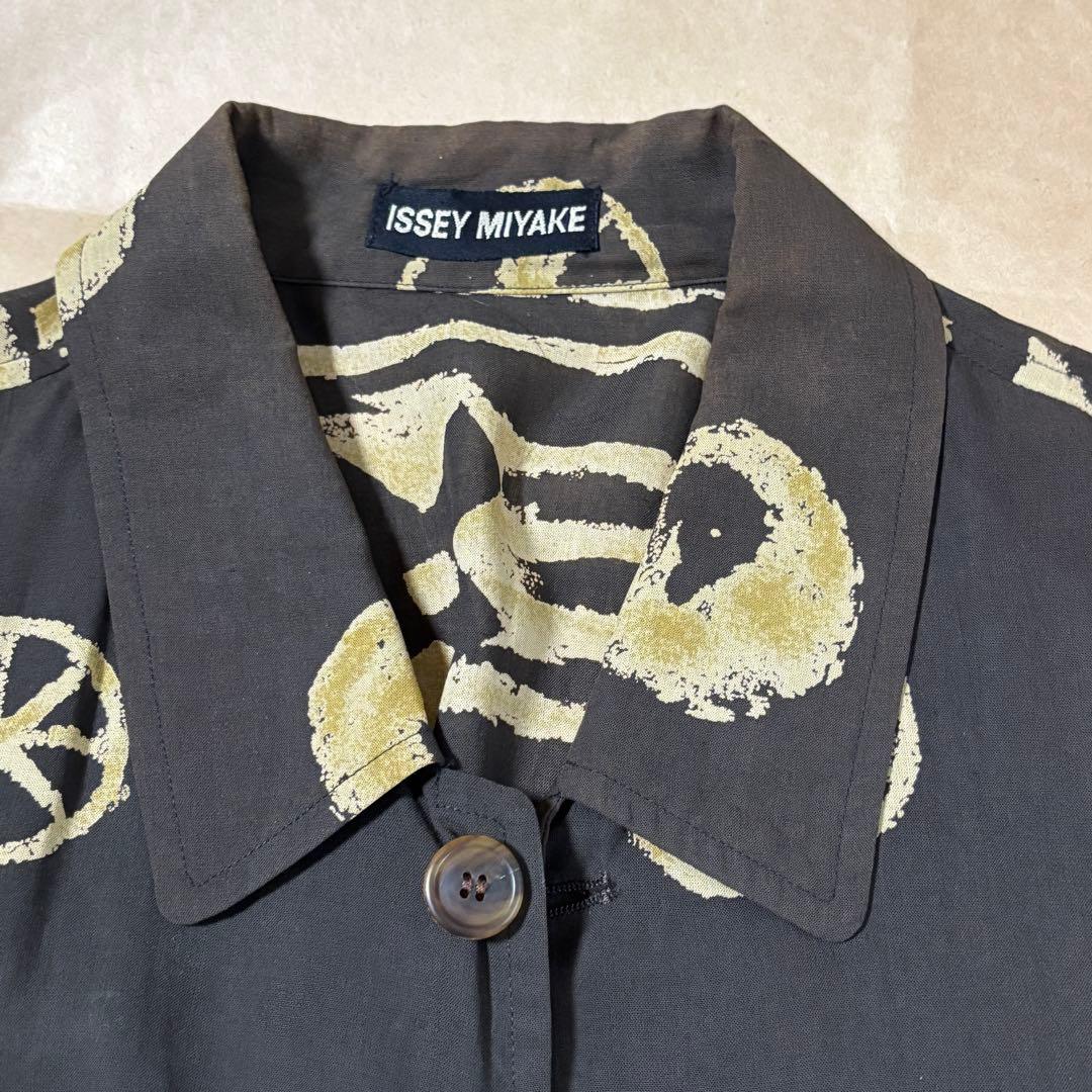 n*n様 【希少】ISSEY MIYAKE イッセイミヤケ シャツ　柄シャツ　ジ