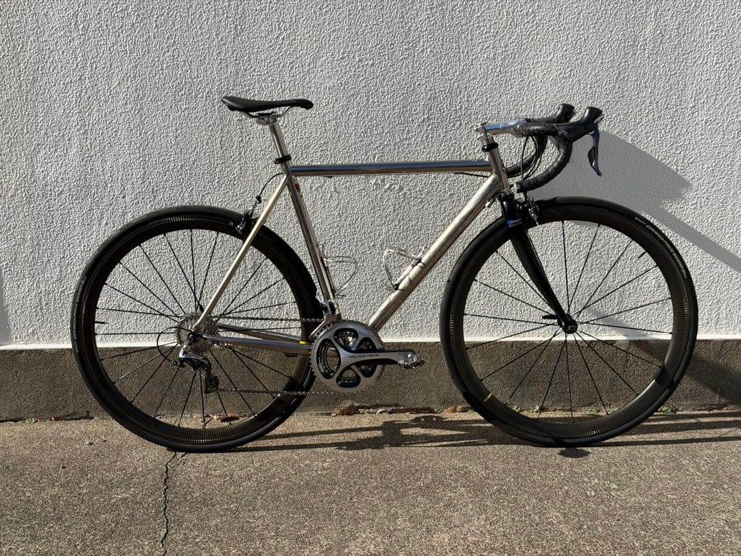 Panasonic チタンロードバイク デュラエース　MAVIC SLR40