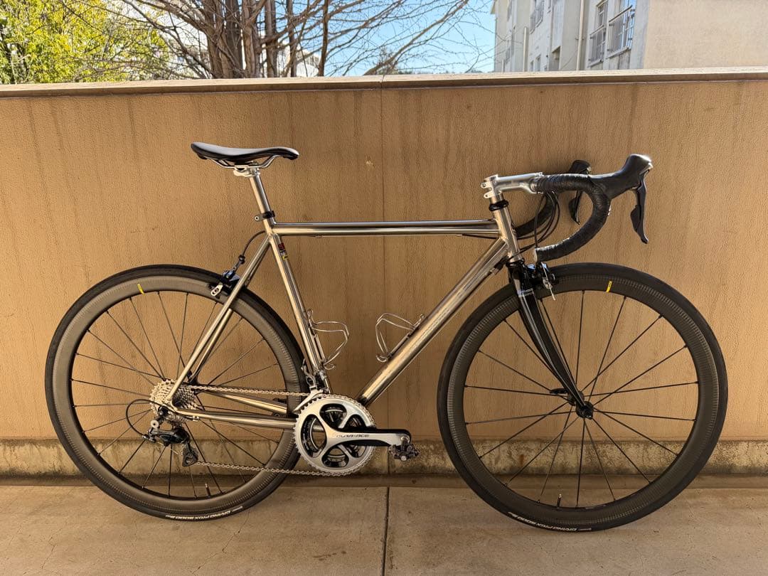 Panasonic チタンロードバイク デュラエース　MAVIC SLR40