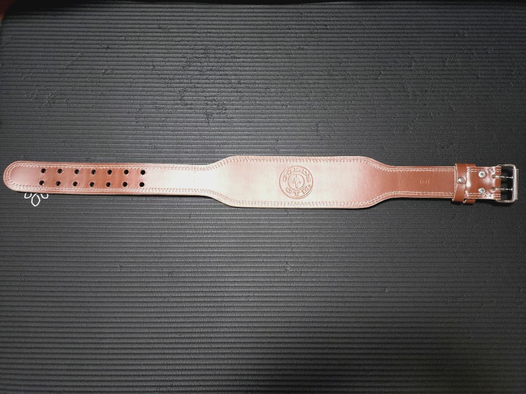 ゴールドジム プロレザー ベルト Mサイズ