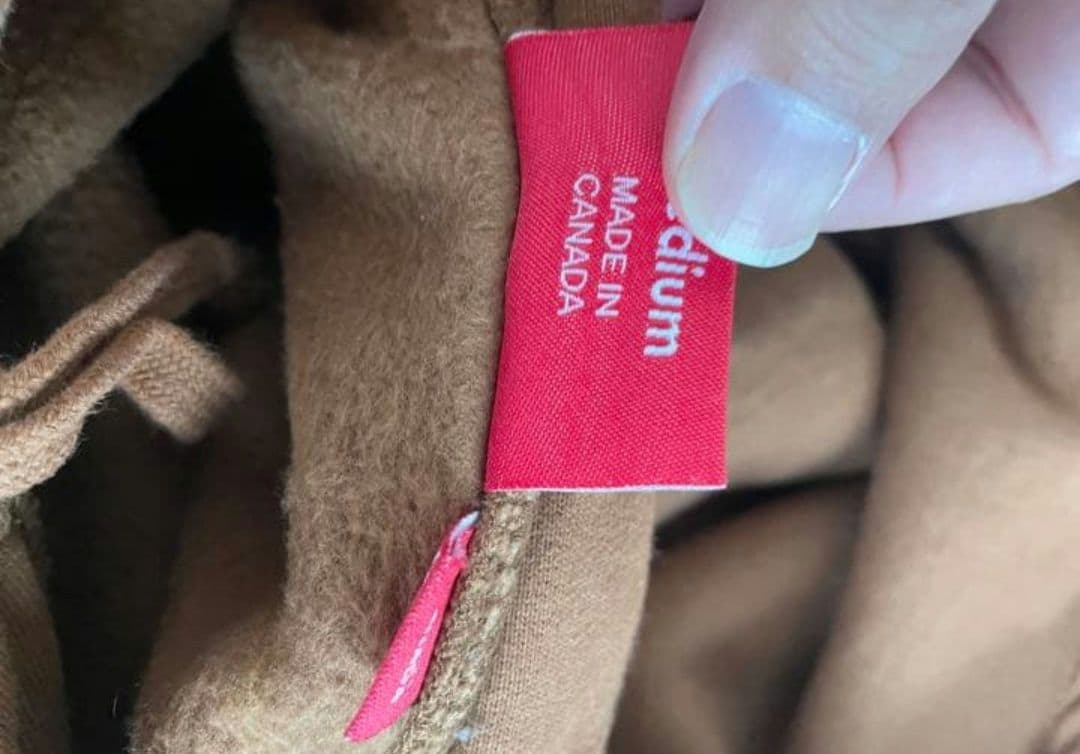 2017 シュプリームボックスロゴパーカー 茶 ティファニーブルー