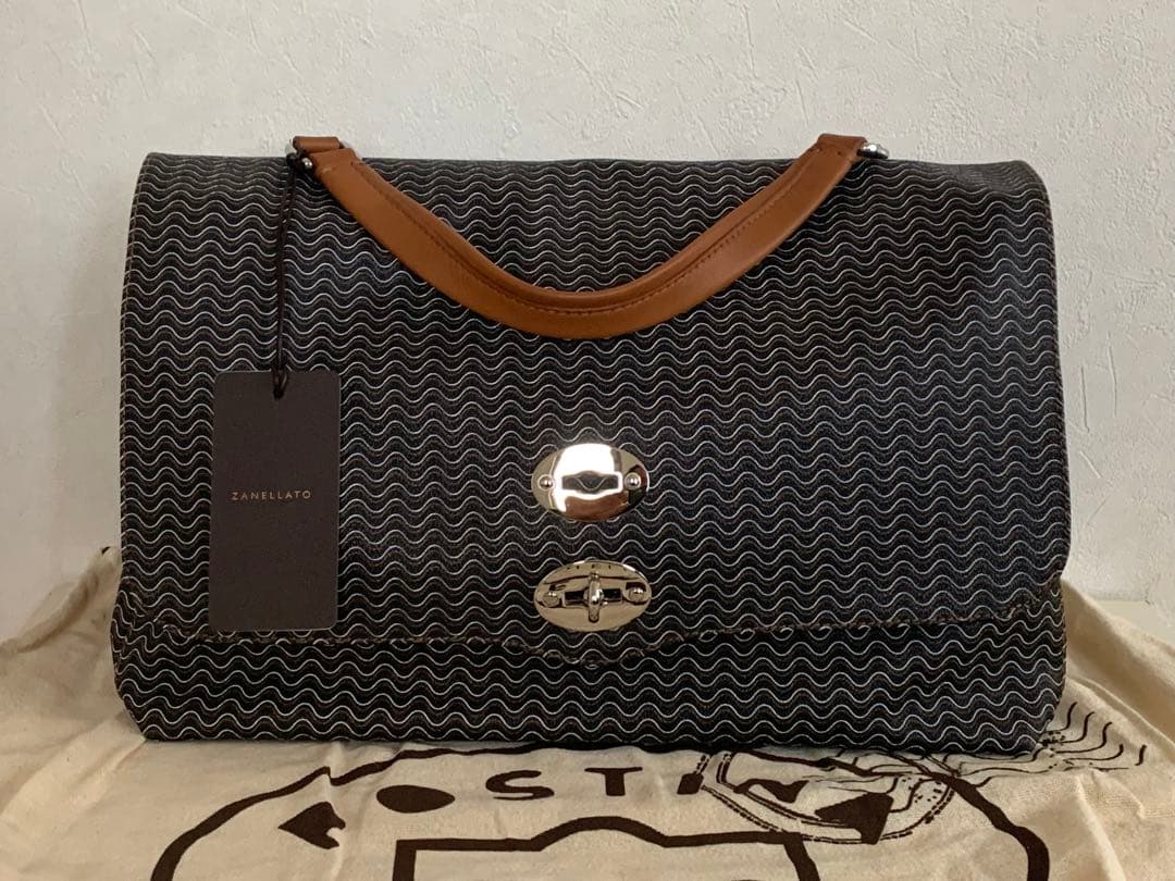 ザネラート ZANELLATO POSTINA M+ ショルダーバッグ ブラック