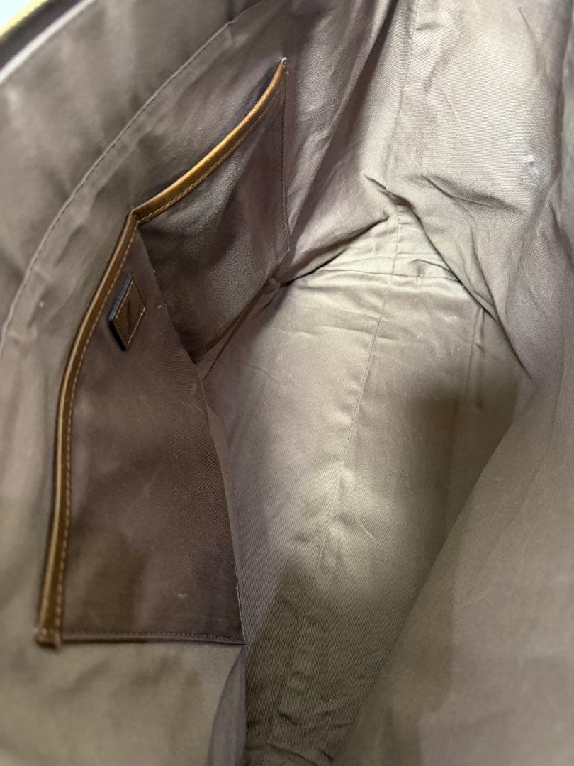 土屋鞄 ビークル ラージストックトート ブラウン 本革