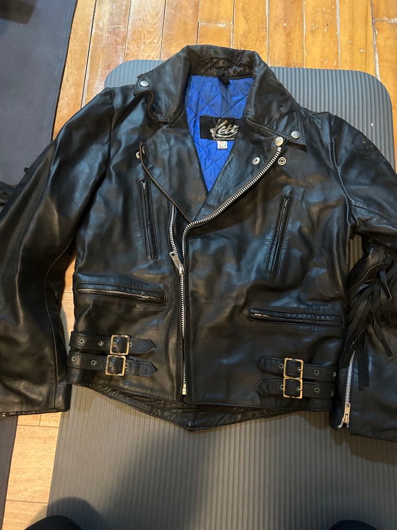 Kett leathers ヴィンテージ ライダースジャケット 70s 80s