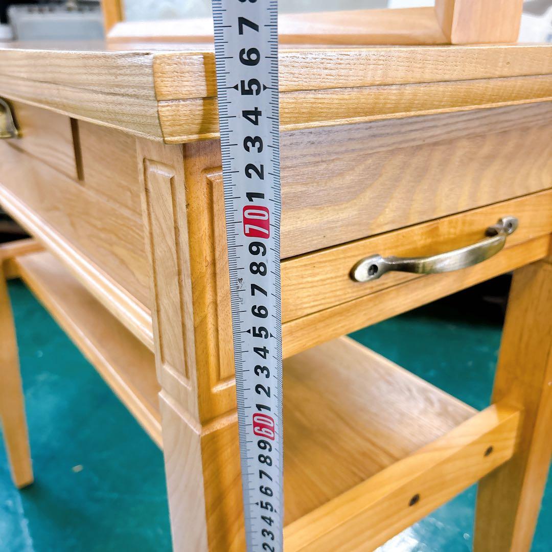 [送料設置込み】美容室 ドレッサー 片面 サロン 鏡台 木製