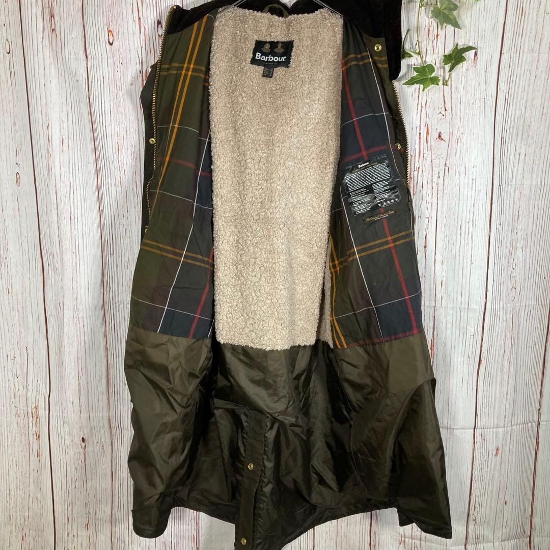 【希少】Barbour バブアー オイルドジャケット　モッズコート　茶　ロゴ