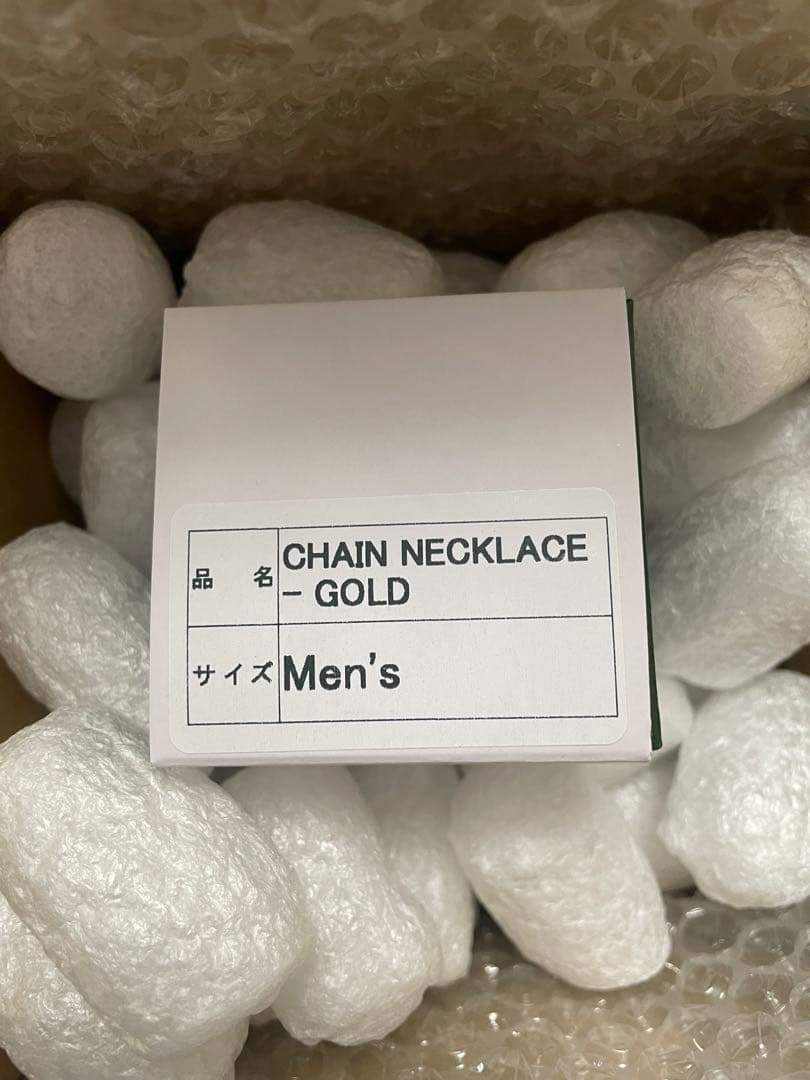 新品　pointless journey CHAIN NECKLACE GOLD