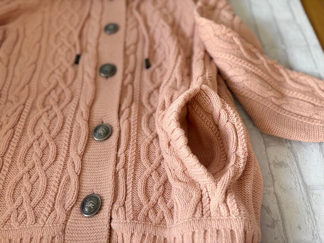 【美品】バーバリーブルーレーベル ロングニットカーディガン コート アウター