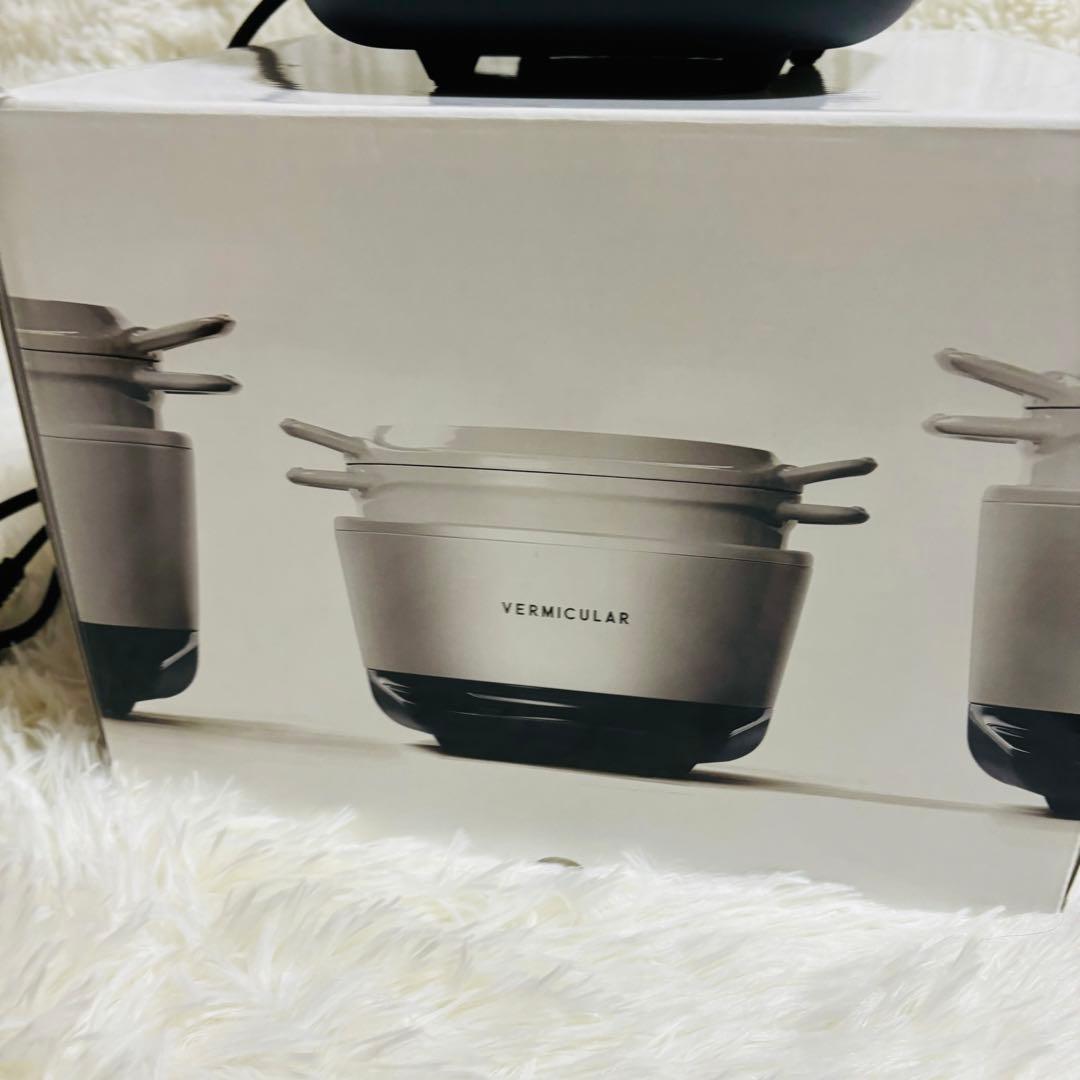 【美品】バーミキュラ ライスポットミニ RP19A-GY 3合炊き