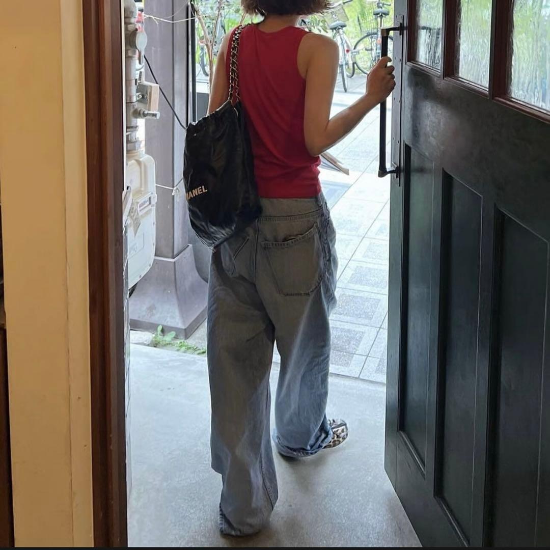 はる❋ok.soon original wide denim blue