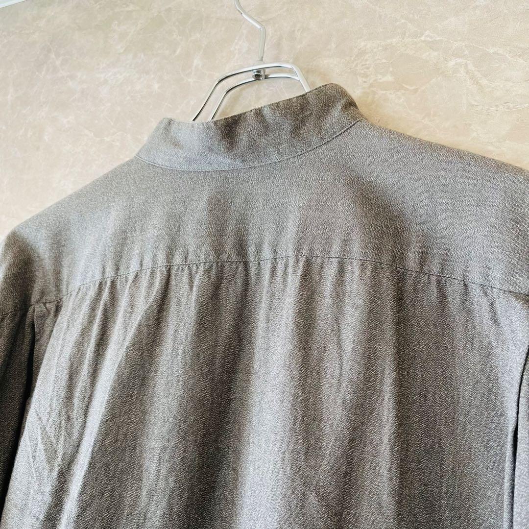 COMOLI コモリ ヨリ杢プルオーバーシャツ 3