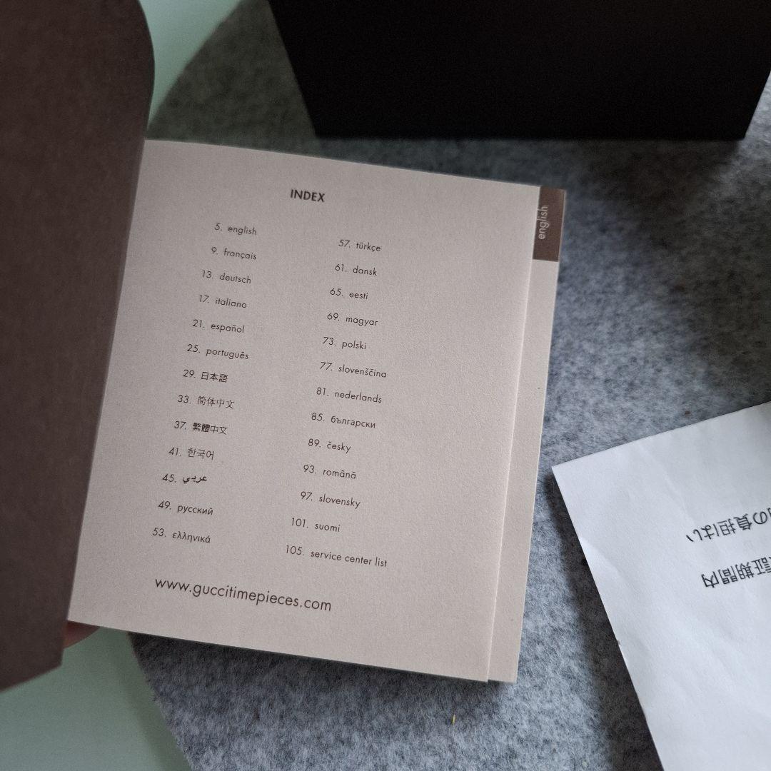 GUCCI119 クォーツ腕時計 ブラック稼働品