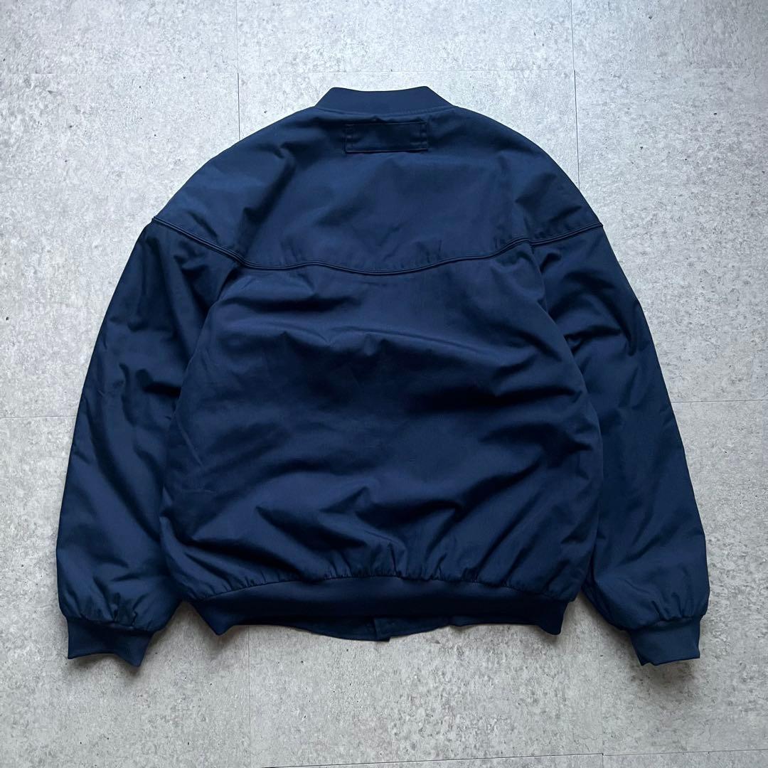 00s HABND カップショルダージャケット 中綿 裏地フリース ネイビー