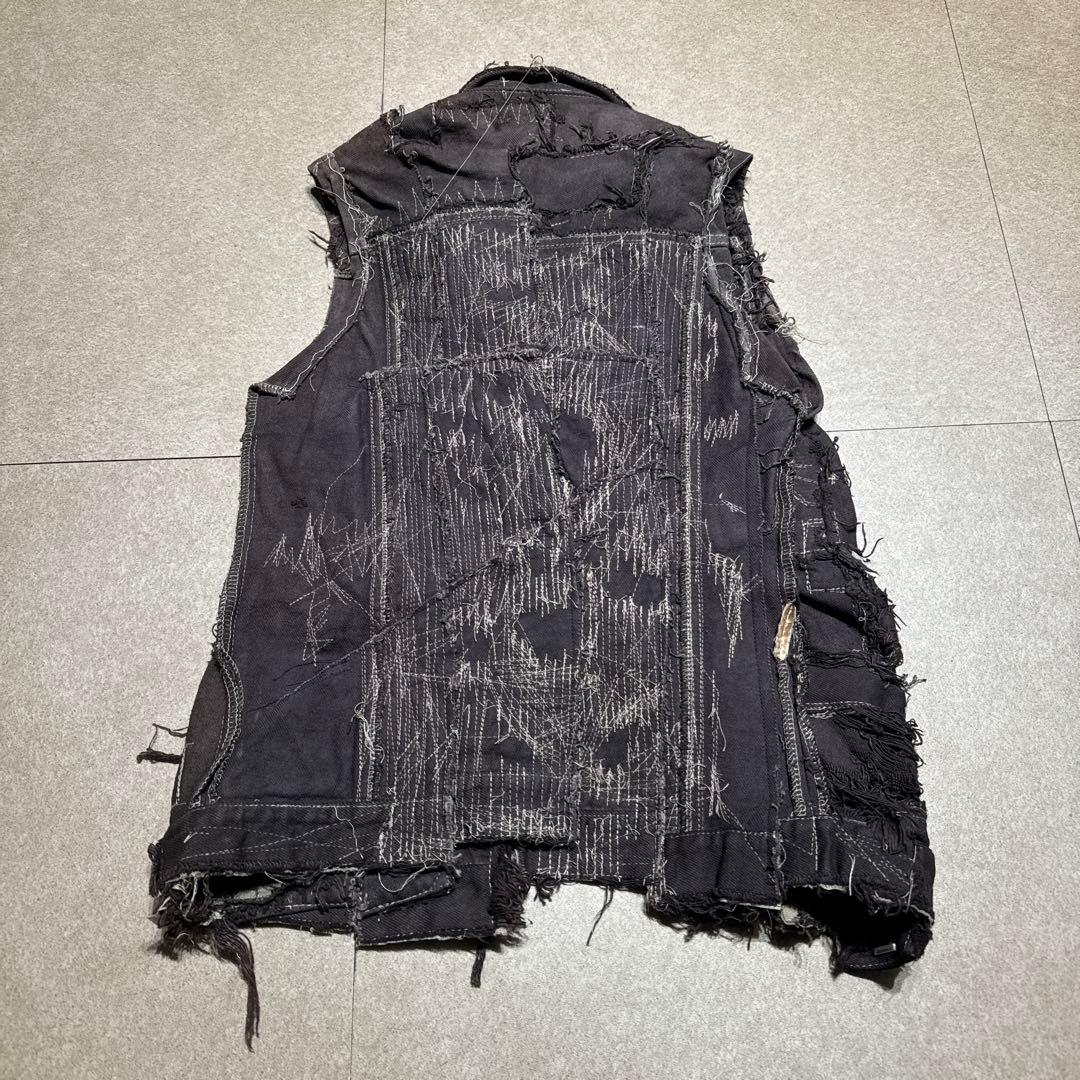 Anrealage ベスト　パッチワーク　ツギハギ　デニム　コレクション
