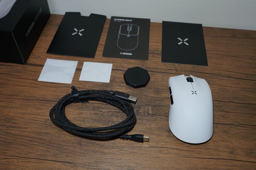 HITSCAN HYPERLIGHT ホワイト ワイヤレス ゲーミングマウス