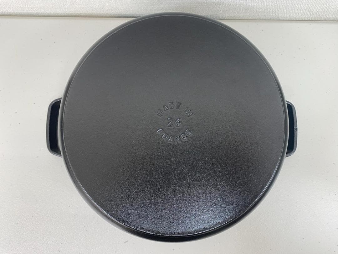 正規品 ストウブ シャロー ココット 26cm ブラック 鍋 調理器具 コストコ