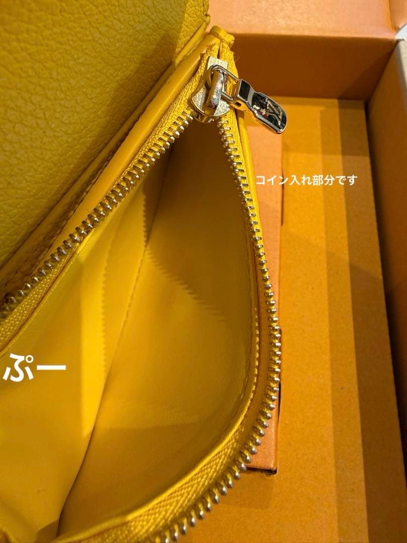 ルイヴィトン　ポルトフォイユ・ヴィクトリーヌ 三つ折り財布 イエロー　未使用品！