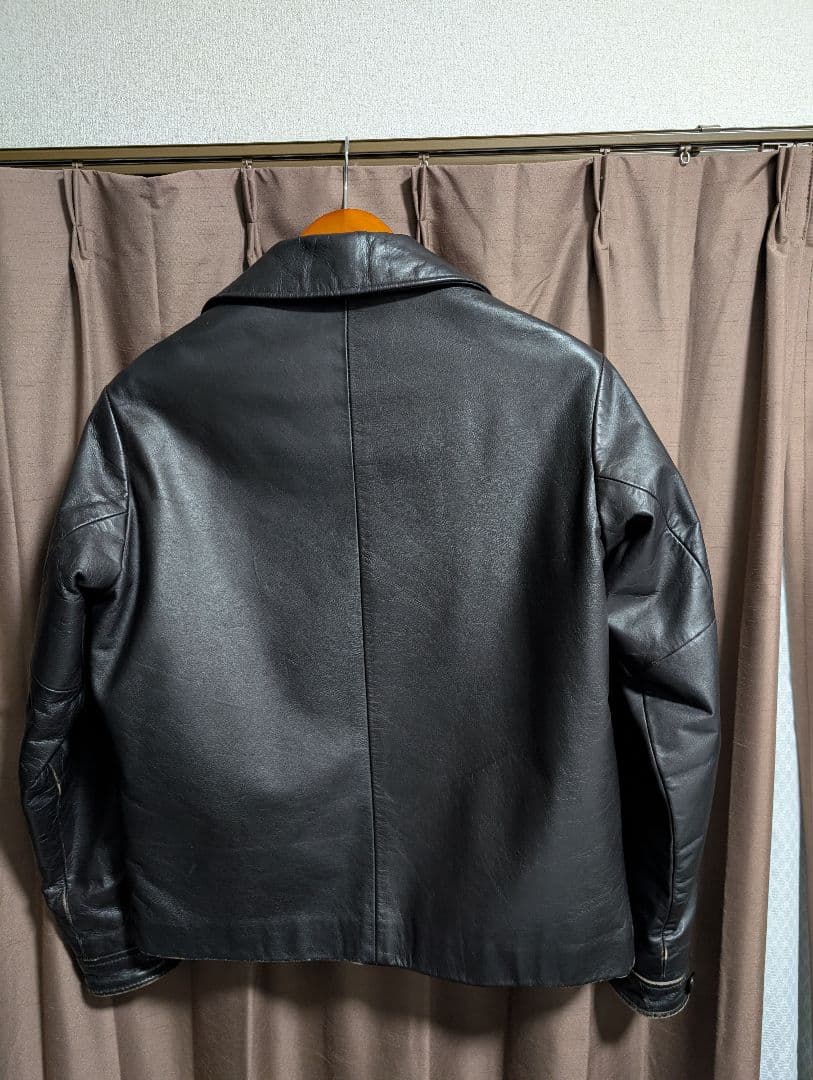 茶芯 90s オールドGAP ビンテージ レザージャケット ライダーズ 革ジャン
