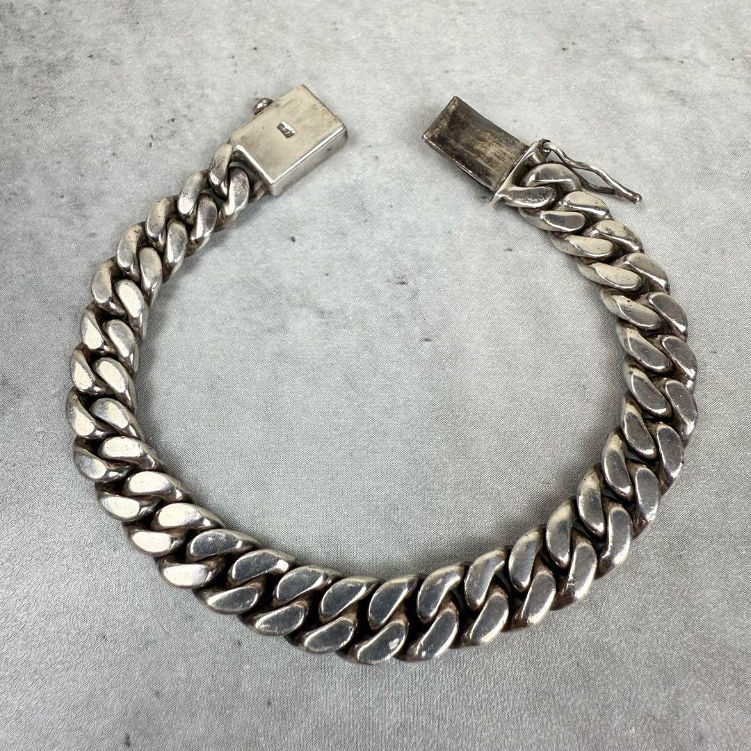 VINTAGE ヴィンテージ シルバー925 喜平チェーンブレスレット