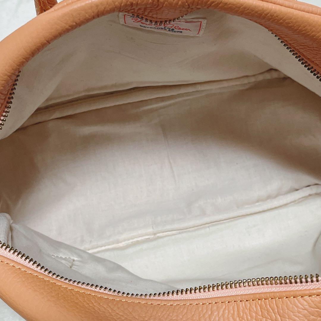 ヤングアンドオルセン ボストンバッグ ピンクベージュ 2way ショルダー