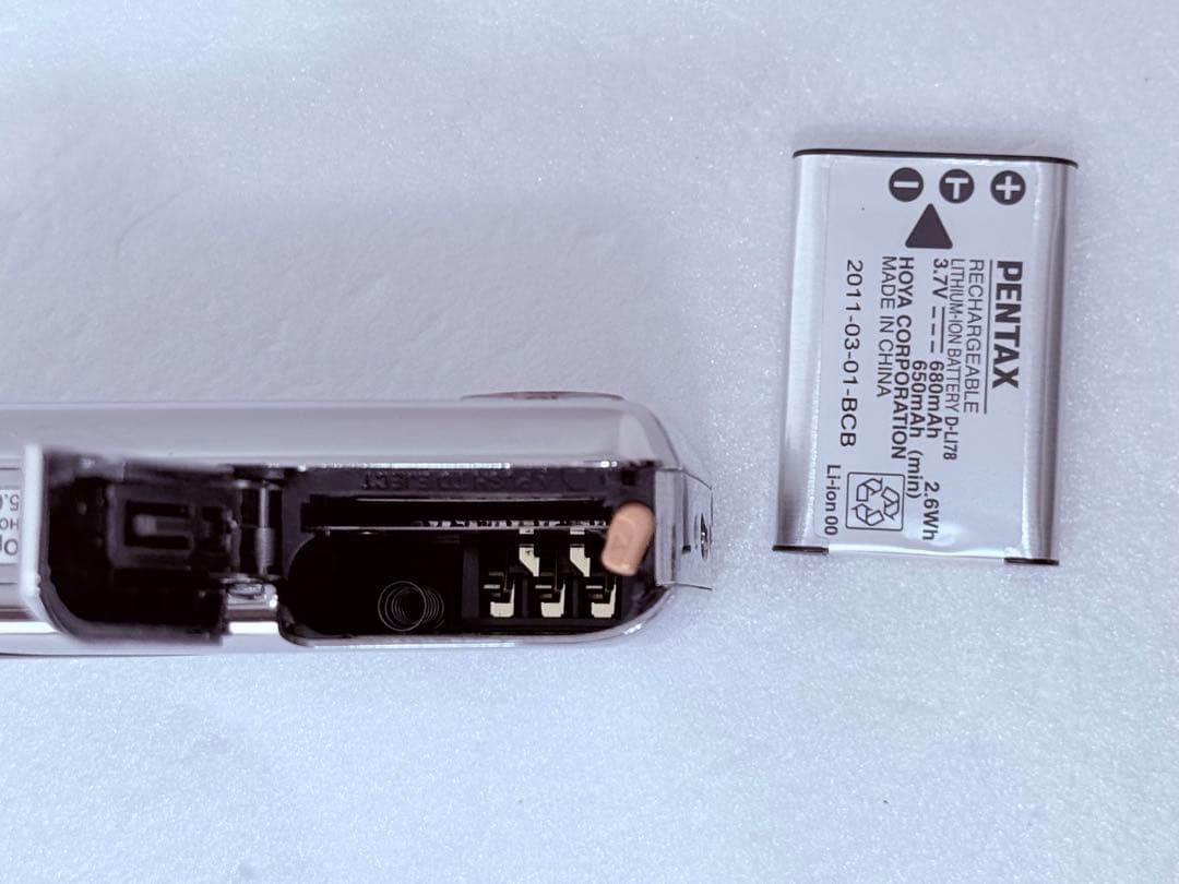 PENTAX Optio S1 シルバー 動作確認済 付属多 コンパクトデジカメ