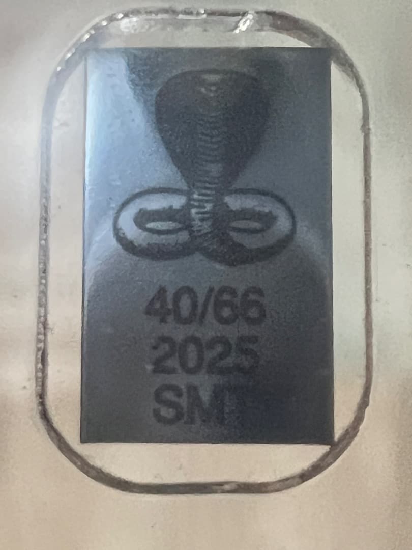 最後 40/66 原子番号76 オスミウム 1g 99.95% Osmium