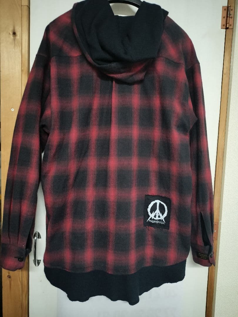 清春 着 ego tripping × PROPAQUANDA シャツパーカー