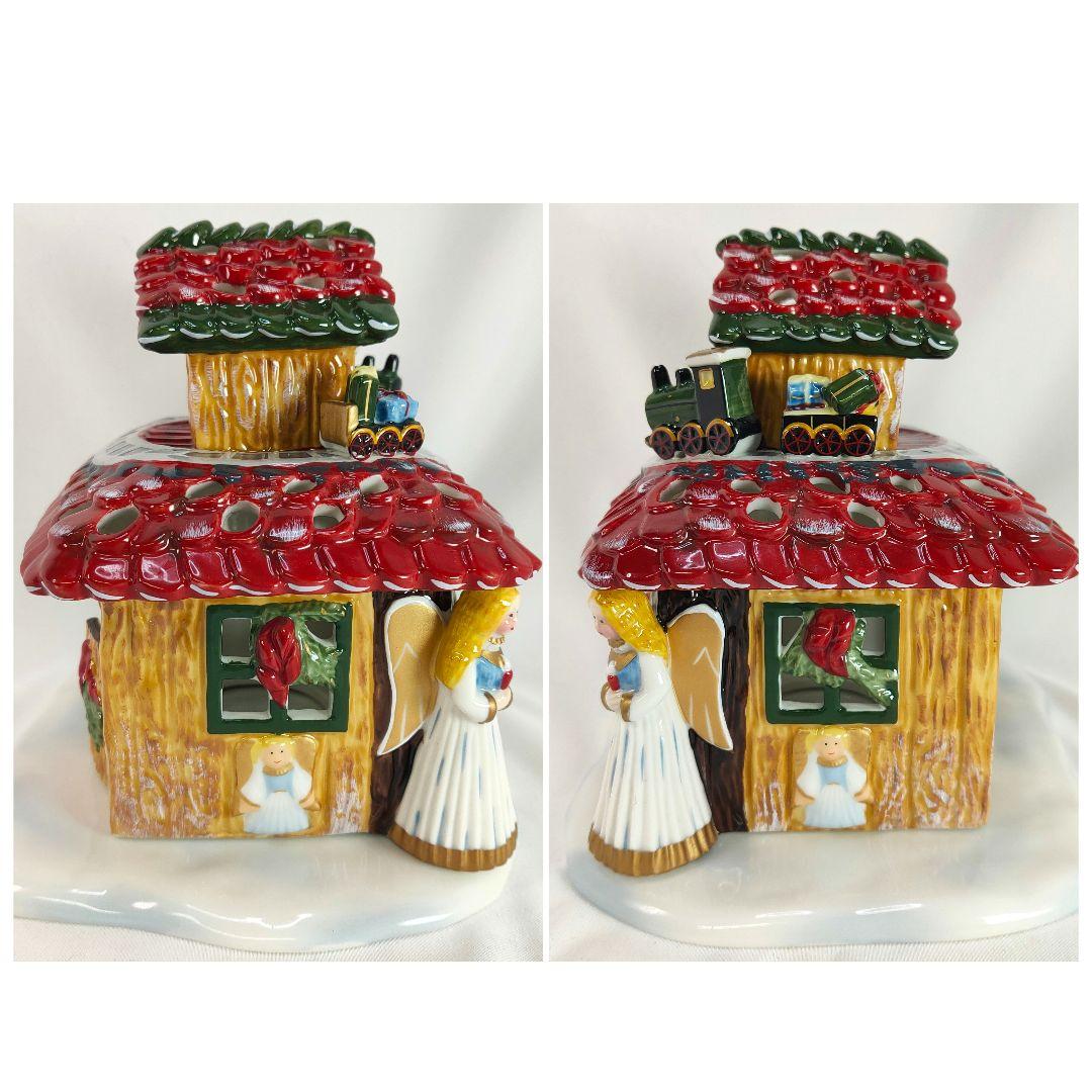 レア！極美品✨ビレロイアンドボッホ 陶器製クリスマスキャンドルハウス