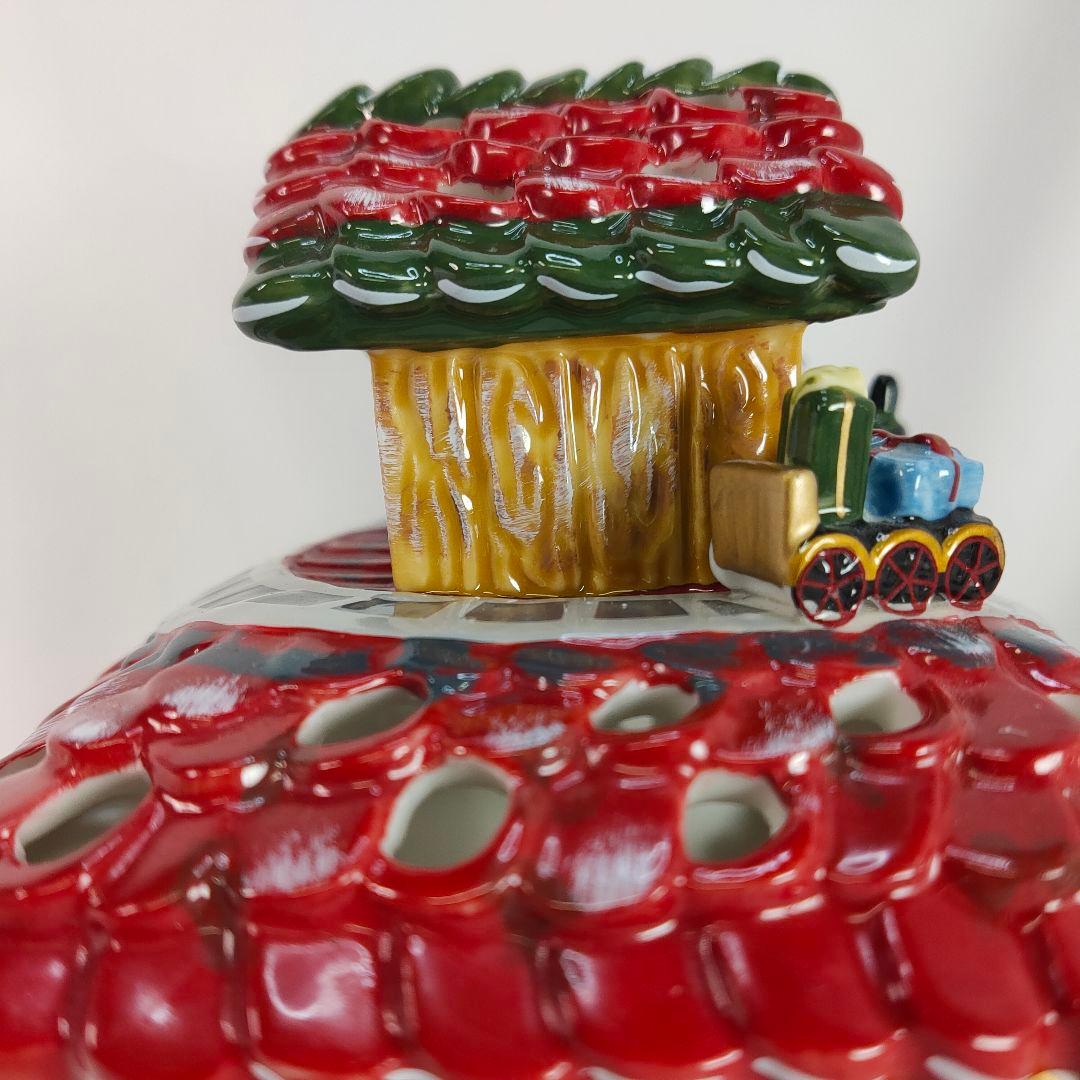 レア！極美品✨ビレロイアンドボッホ 陶器製クリスマスキャンドルハウス