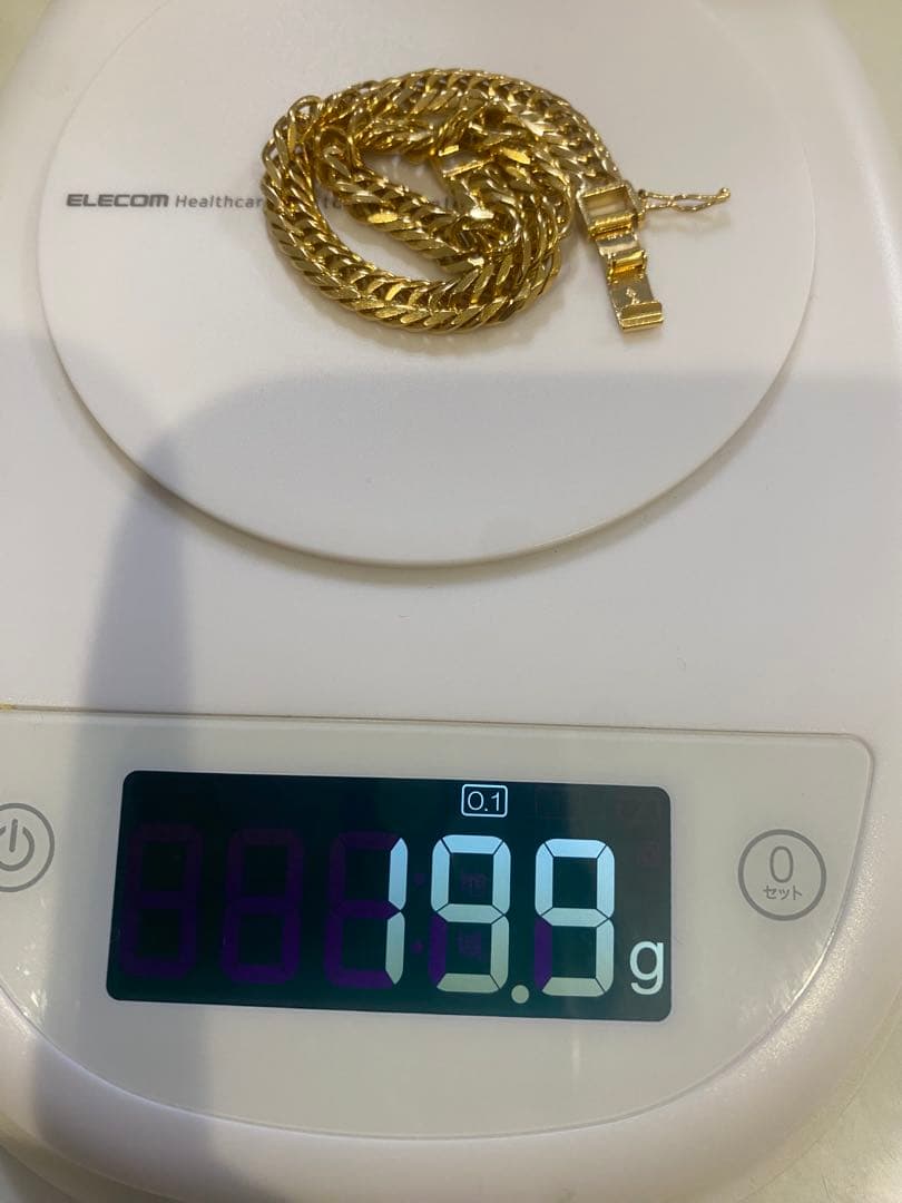 K18 喜平8面トリプルブレスレット19.9g造幣局マーク刻印入