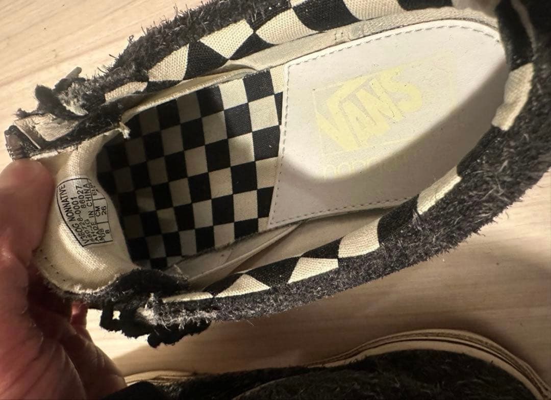 ゆ*ー様 Vans ノンネイティブ　ブラック スニーカー ジッパー付き　キムタク