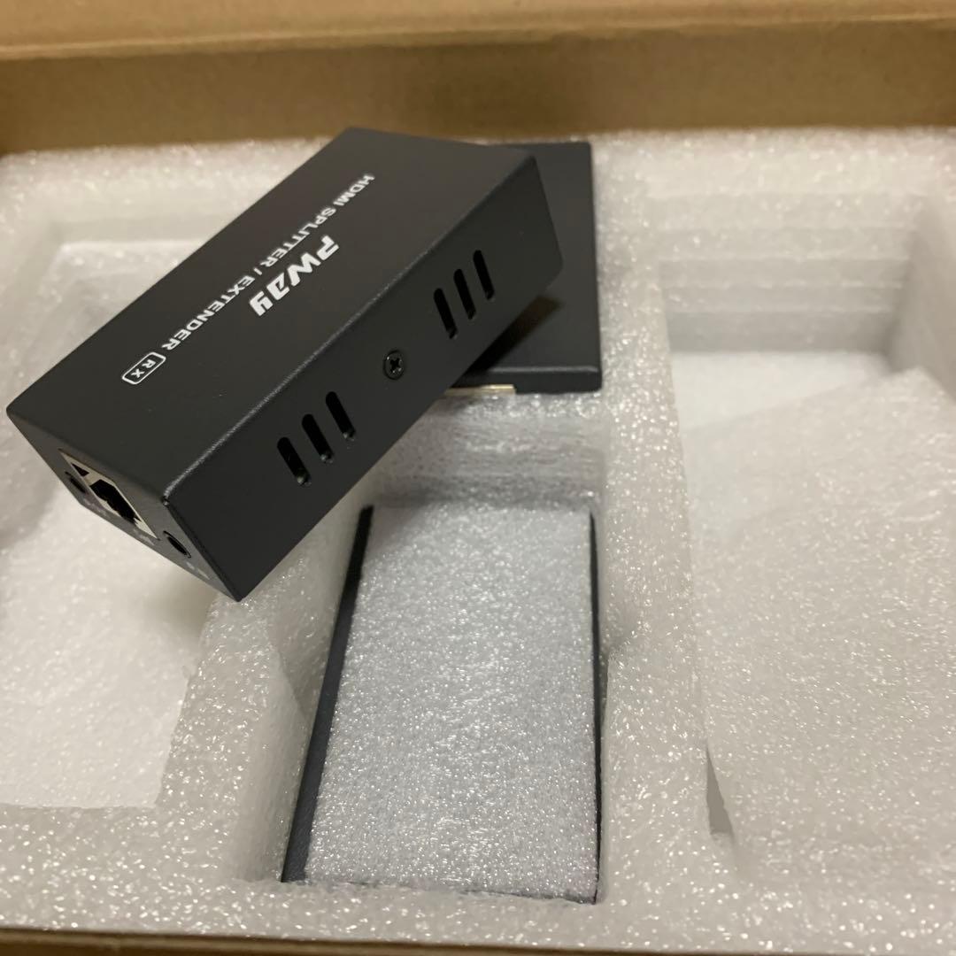 POC HDMIエクステンダー LAN 3D分配器 4出力