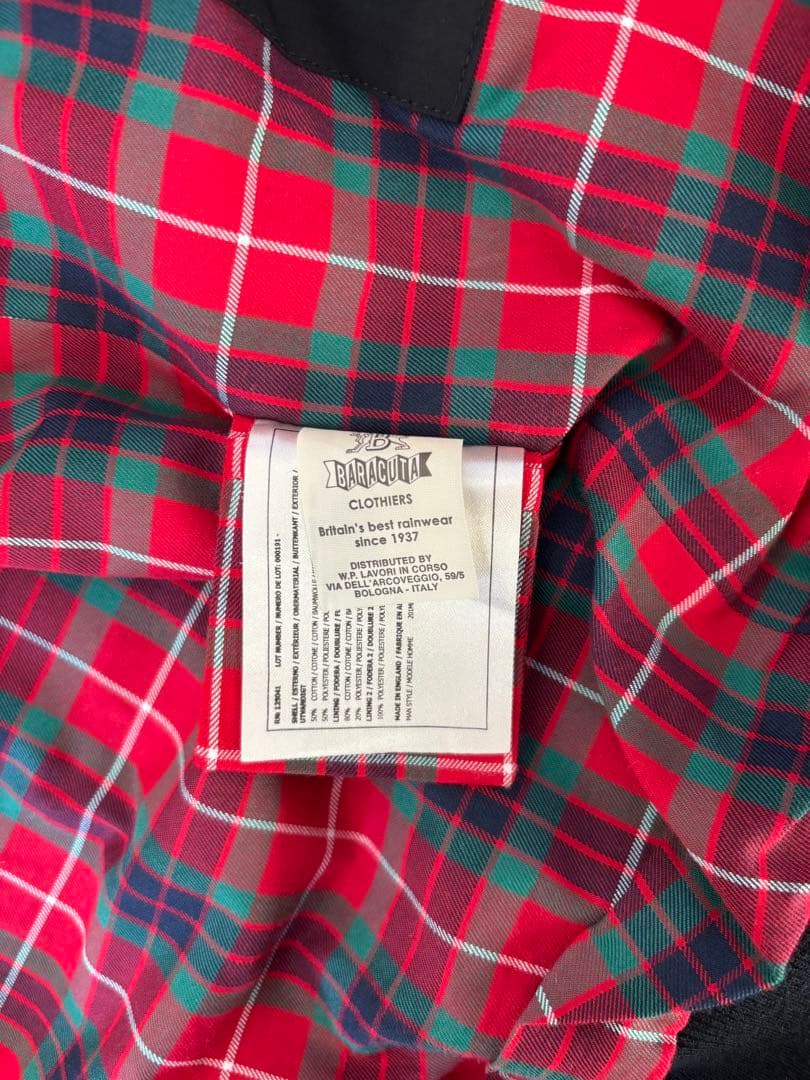 BARACUTA G9 ネイビー　ハリントンジャケット　サイズ36