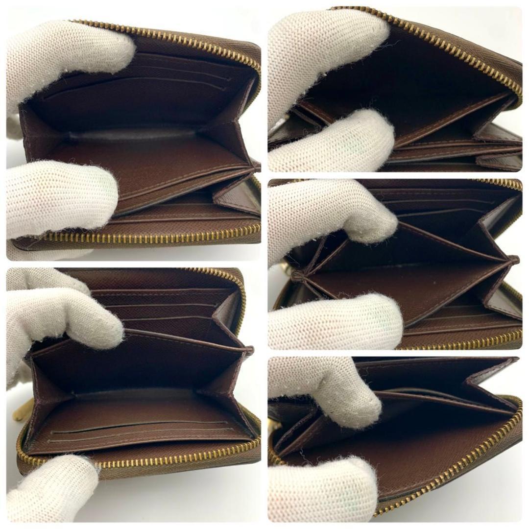 鑑定済み ルイヴィトン ジッピーパース 財布 ケース ダミエ コンパクト