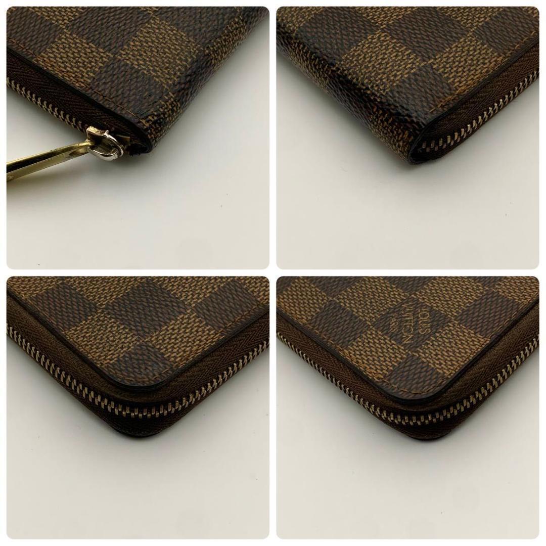 鑑定済み ルイヴィトン ジッピーパース 財布 ケース ダミエ コンパクト