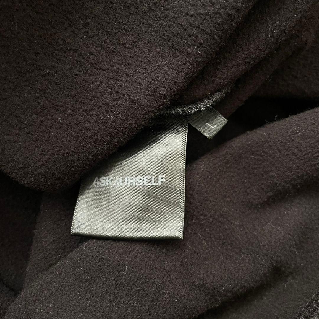 askyurself Faded Angel Boxy Hoodie ブラック