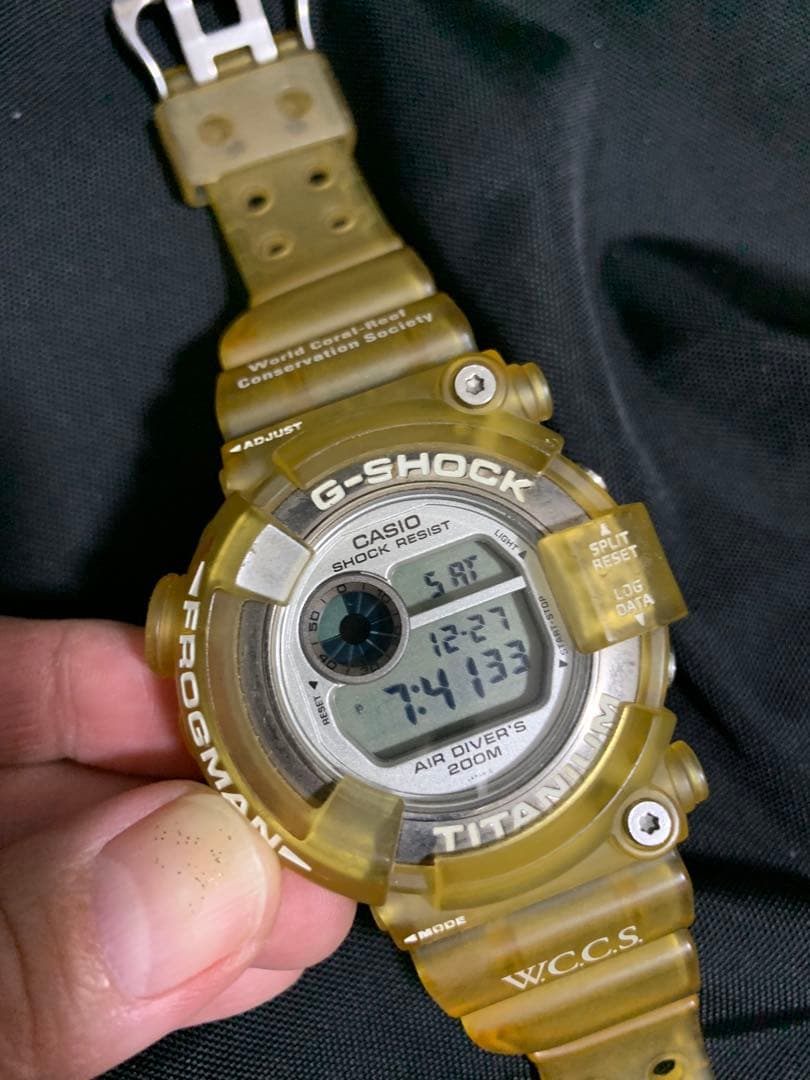 CASIO フロッグマンDW-8201WCトリプルマンタW.C.C.S