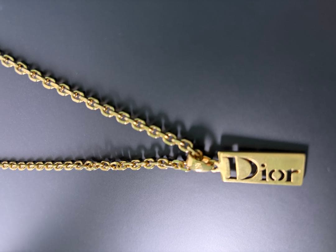 Dior ロゴプレート ネックレス 17